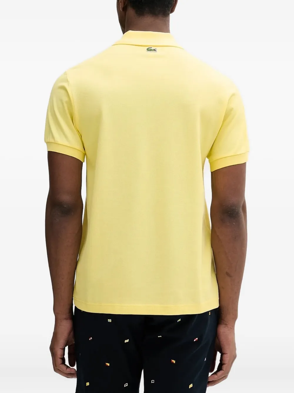Lacoste crocodile-logo polo shirt - Geel