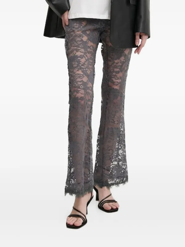 never fully dressed lace trousers Never Fully Dressed + Olive Lace Diva Trousers