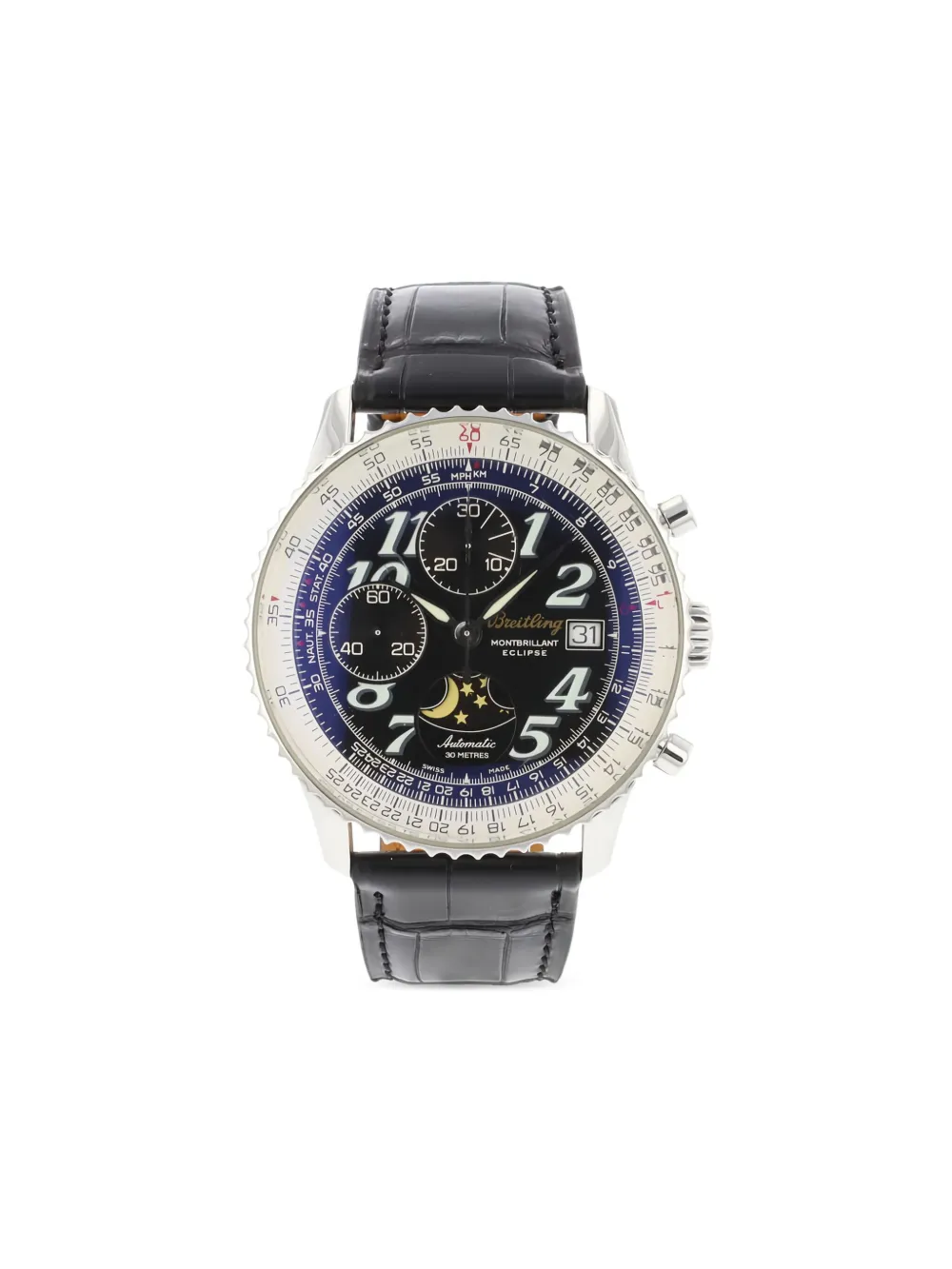 Hermès Pre-Owned Montbrillant 41mm | Black | Image 1