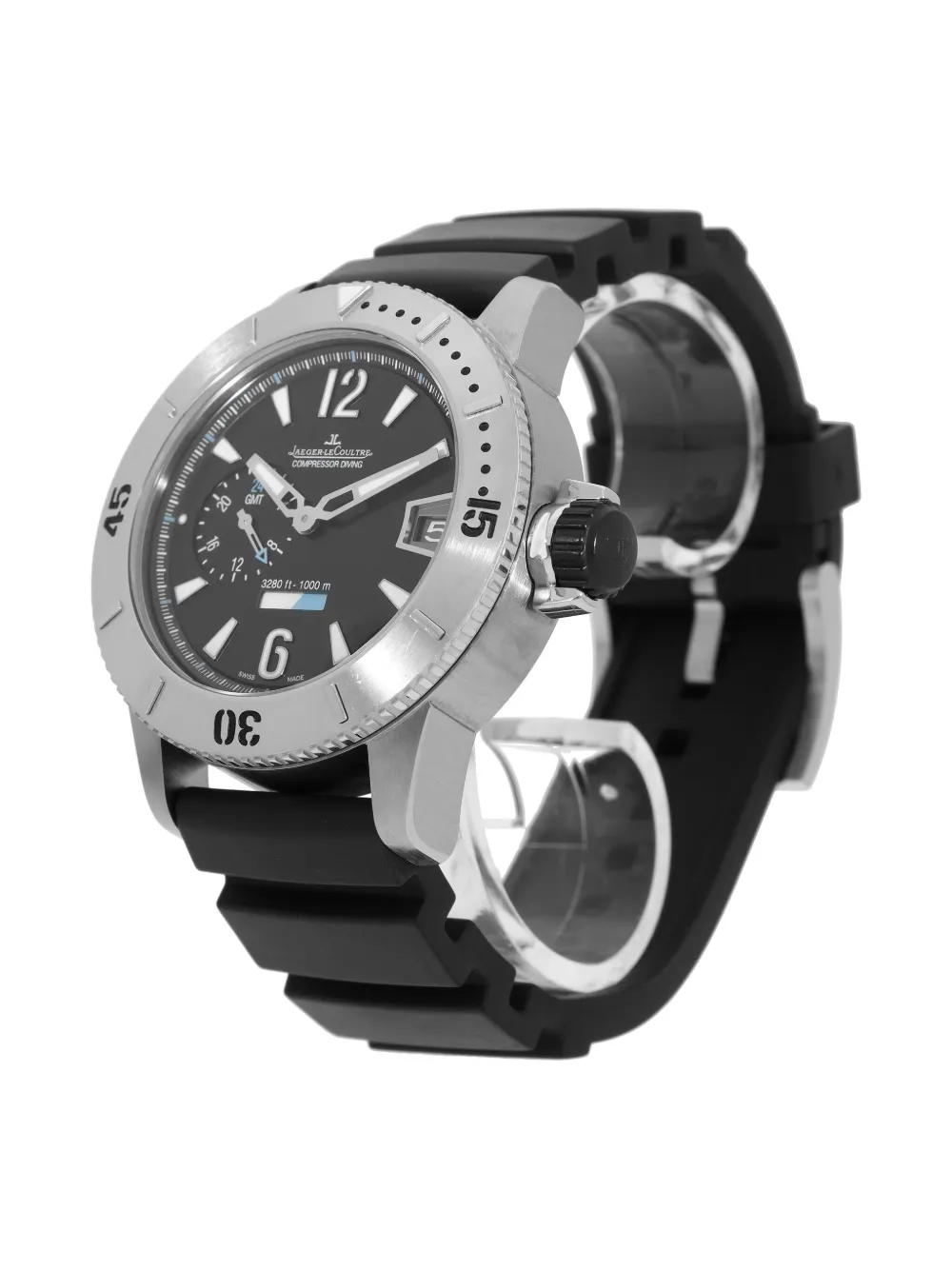 Pre-owned Jaeger-lecoultre Master 44mm In Black