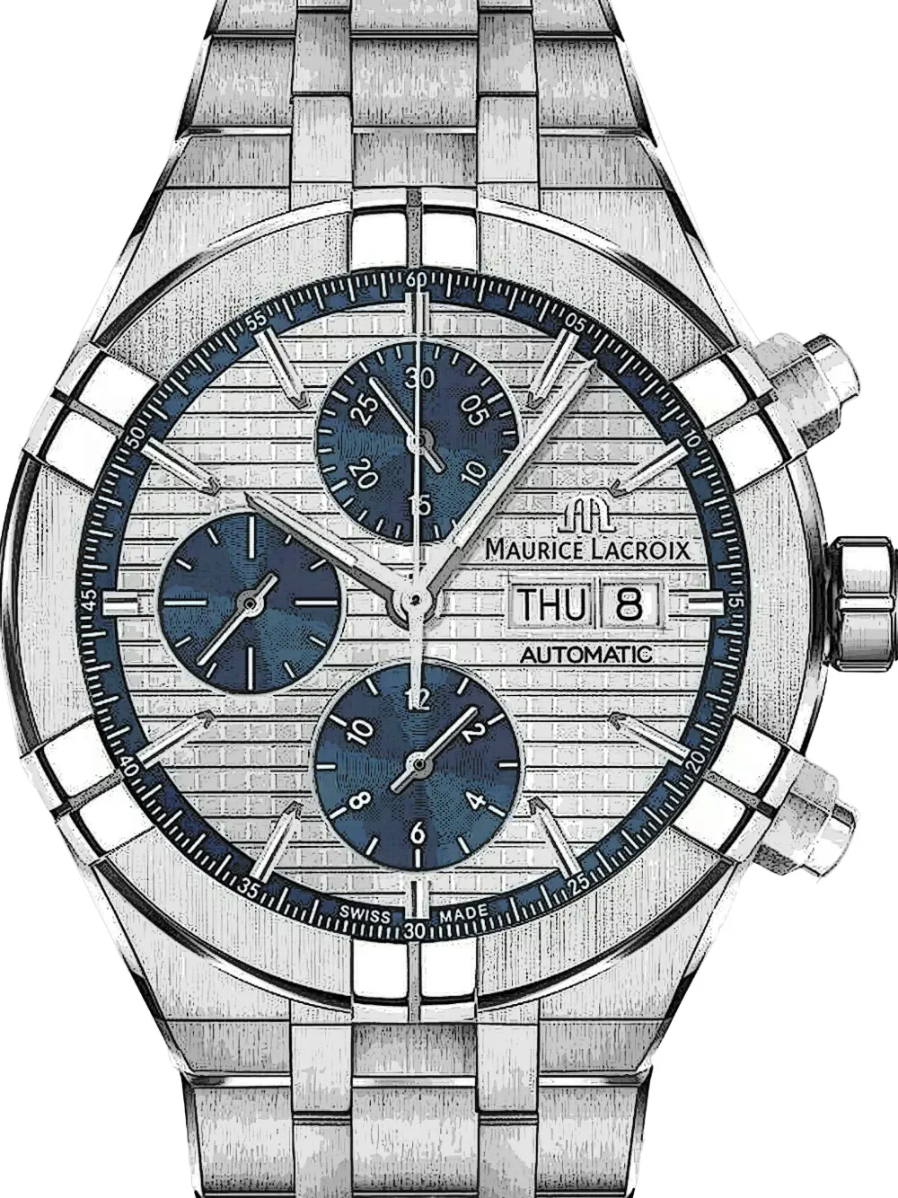 MAURICE LACROIX PRE-OWNED Aikon 44mm | Pre-Owned Chronograph Watches | Image 2