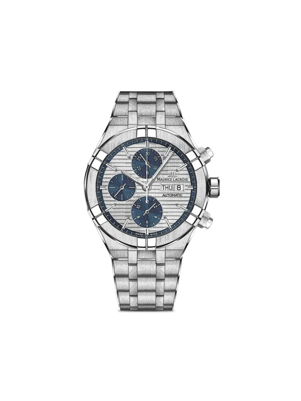 MAURICE LACROIX PRE-OWNED Aikon 44mm | Silver | Image 1