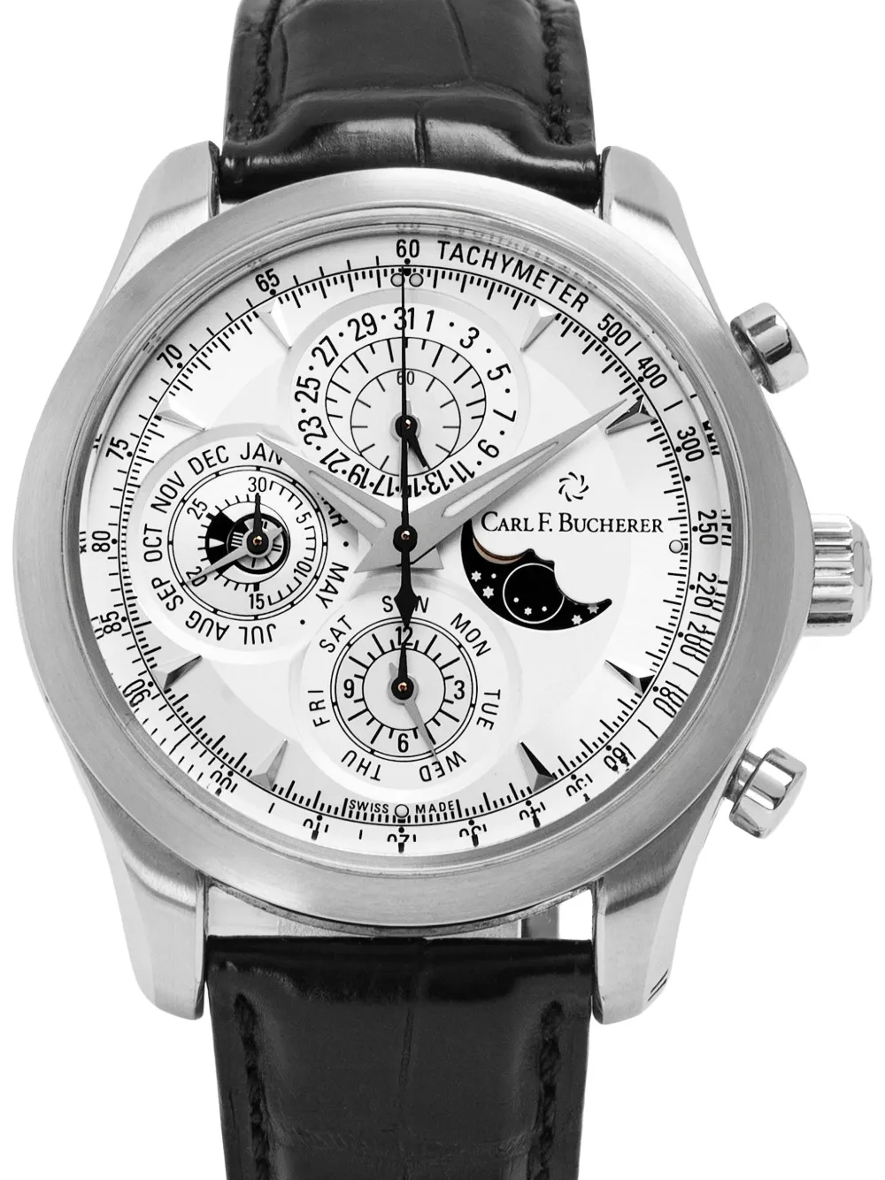 Bucherer 2015 pre-owned Manero 42mm | Pre-Owned Chronograph Watches | Image 2