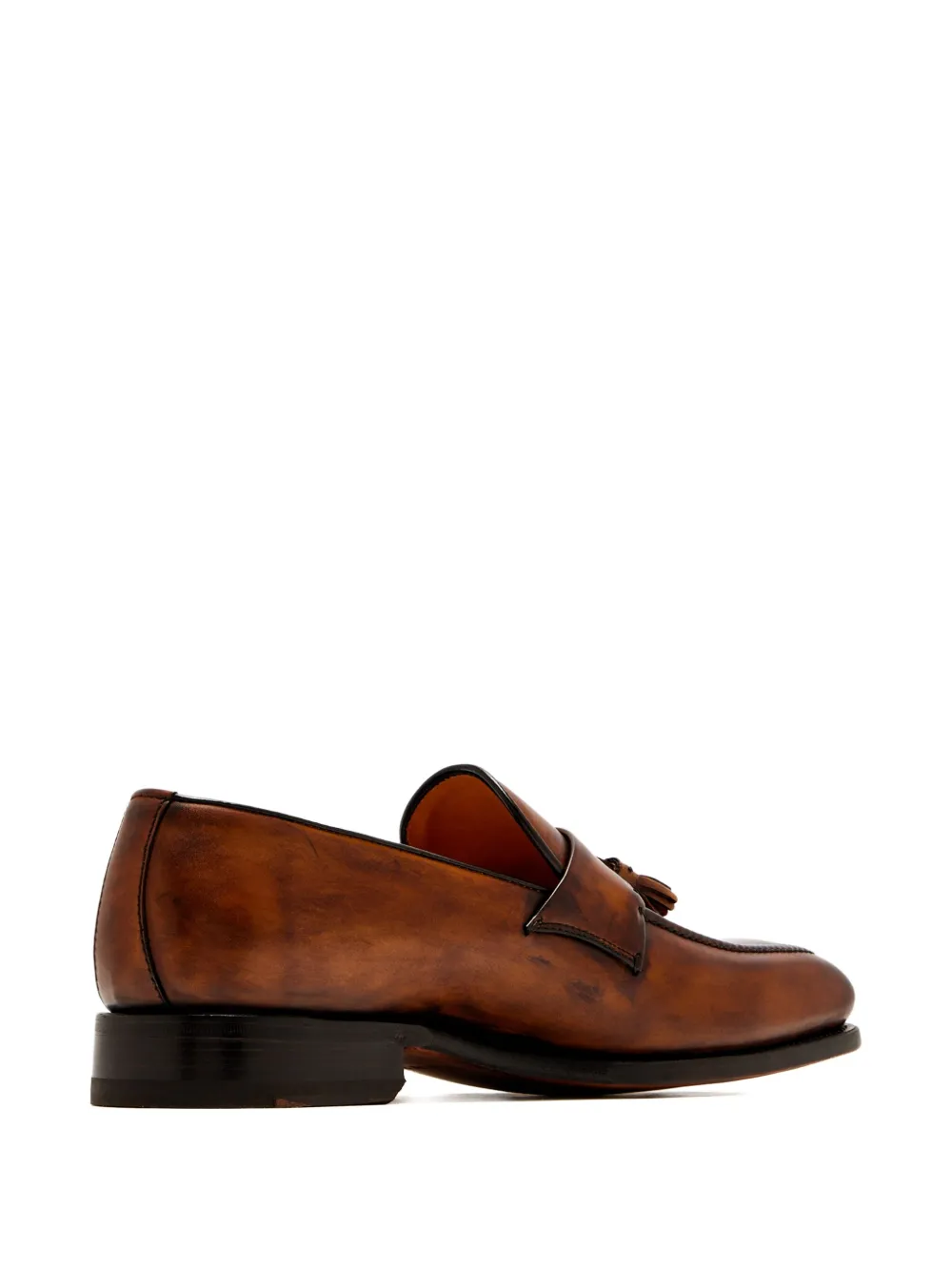 Bontoni Ovidio leren loafers met kwastje Bruin