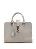 Saint Laurent Pre-Owned 2017 Small Leather Monogram Cabas satchel - Grey