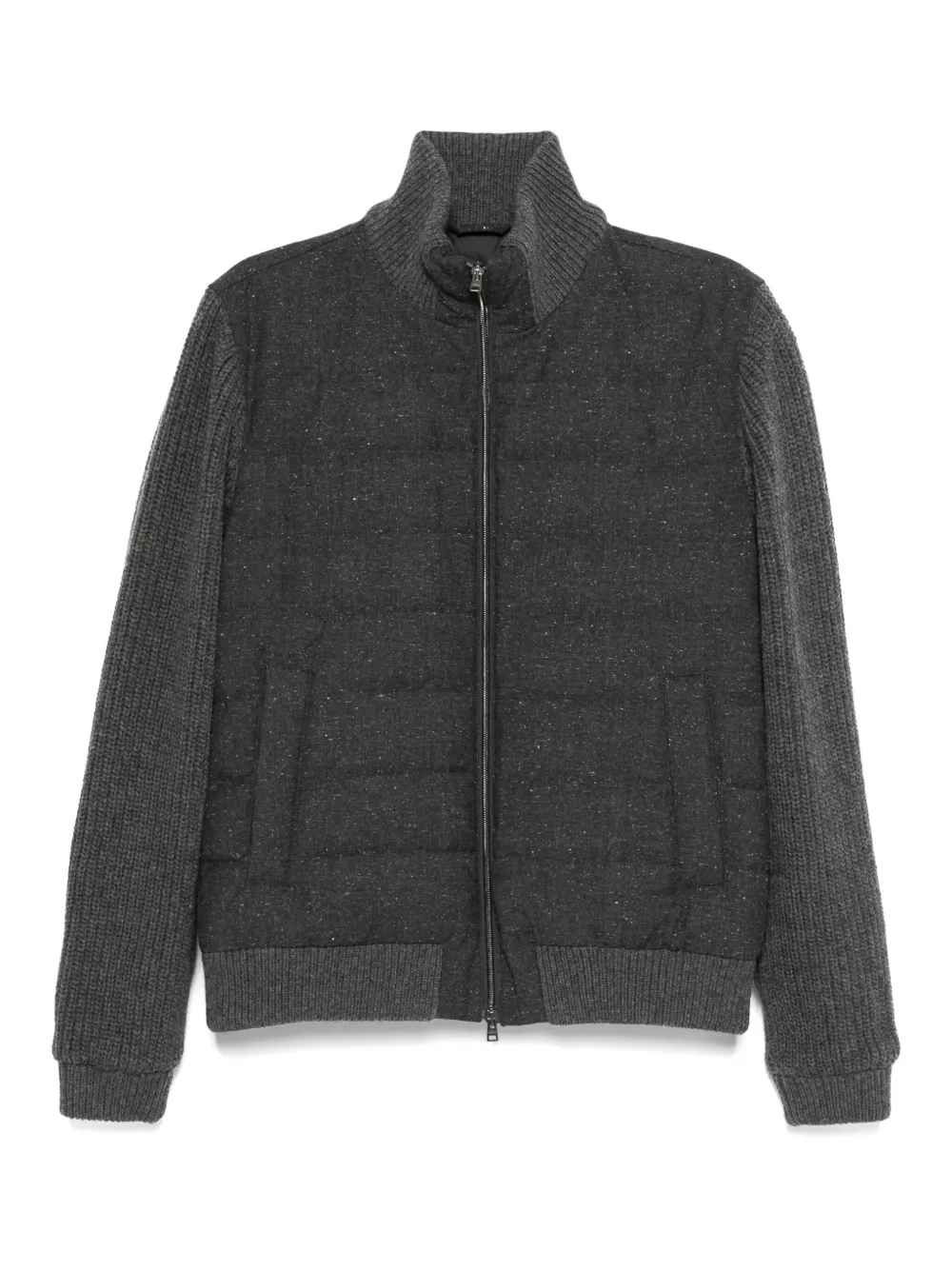 Herno chamarra capitonada con paneles | gris | Image 1
