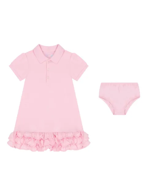 POLO RALPH LAUREN KIDS polo-neck ruffled dress