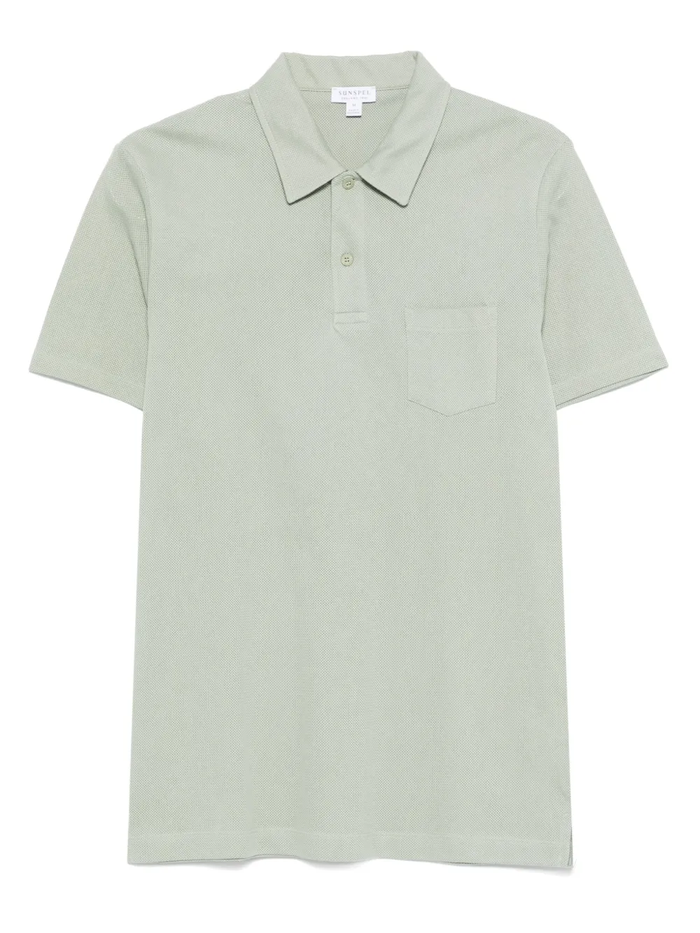 Sunspel Riviera poloshirt Groen