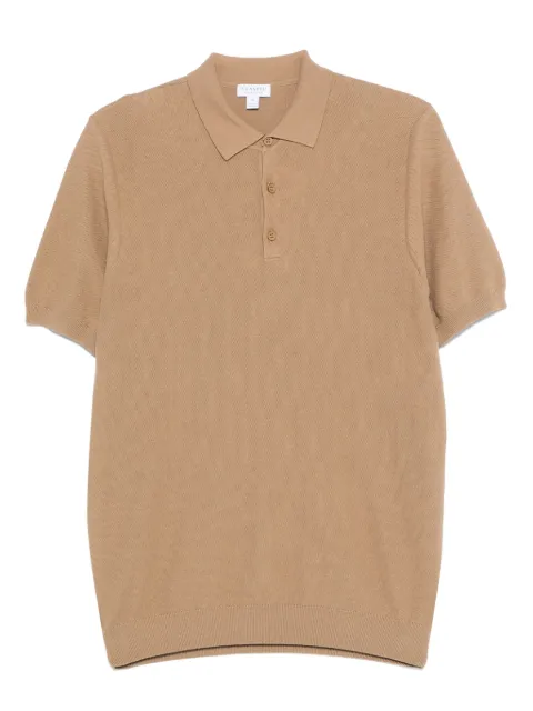 Sunspel finstrikket polo