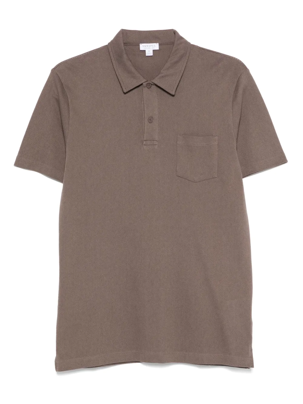 Sunspel Riviera poloshirt Bruin