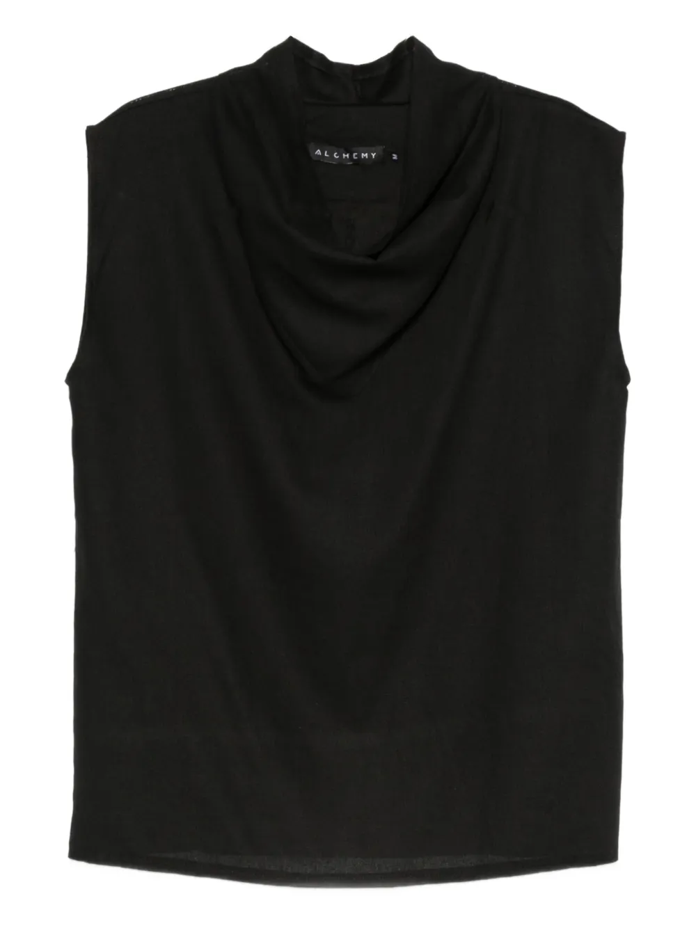 Alchemy top sin mangas con cuello desbocado | negro | Image 1