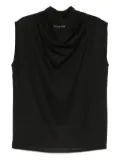 Alchemy cowl-neck sleeveless top - Black