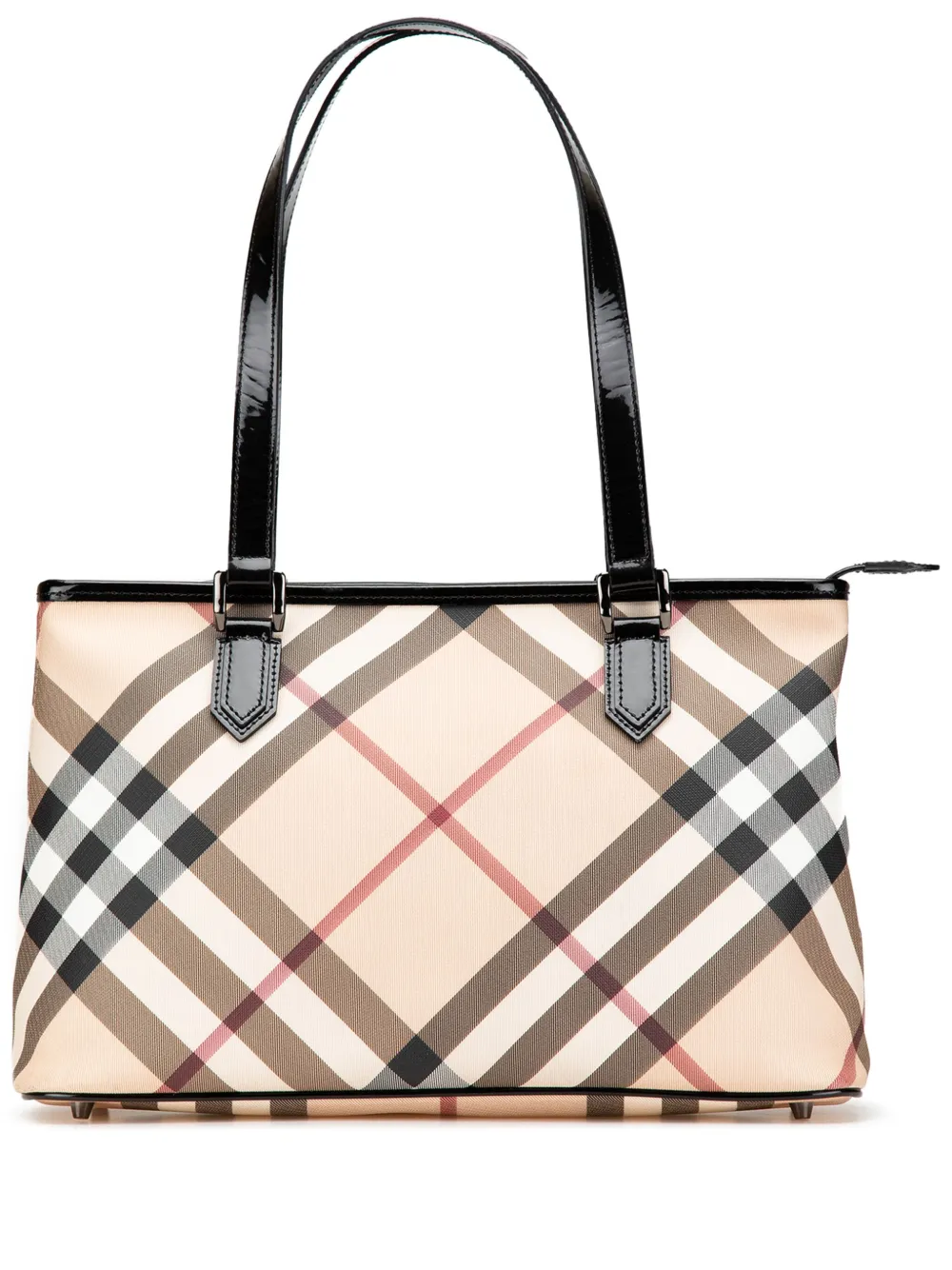 Burberry Pre-Owned 2000-2017 Supernova Check Coated Canvas tote bag | marrón | Image 1