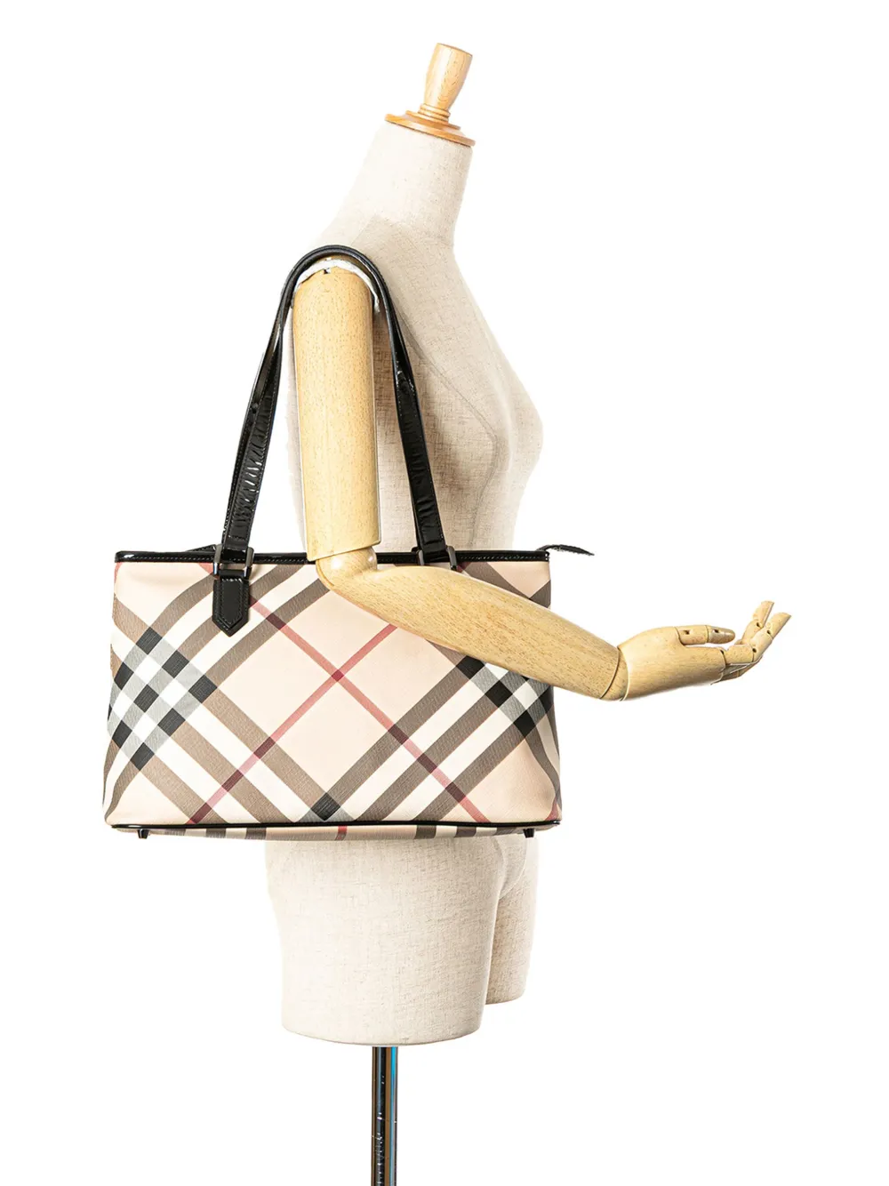 Burberry Pre-Owned 2000-2017 Supernova Check Coated Canvas tote bag | Estilos de archivo | Image 2