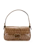 Fendi Pre-Owned 20th Century Zucchino Crystal Baguette shoulder bag - Brown