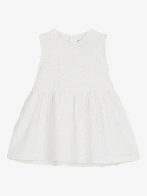 Petit Bateau eyelet sleeveless dress