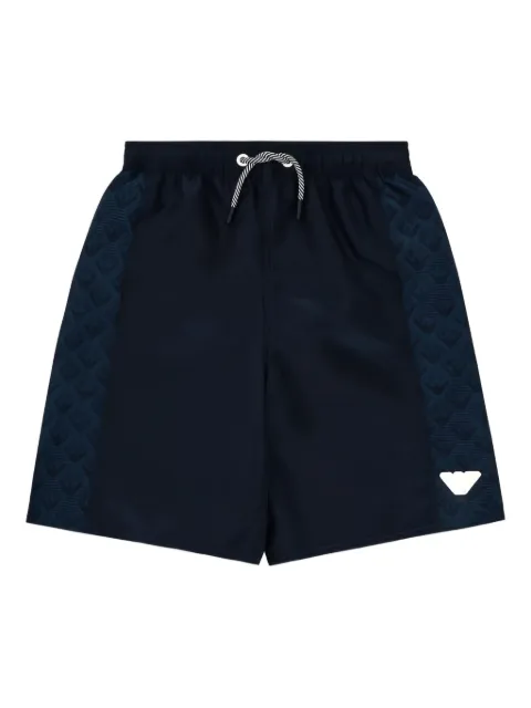 Emporio Armani Kids logo-appliqué swim shorts