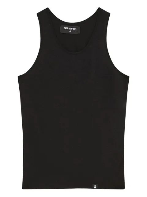 Patrizia Pepe logo-label vest top
