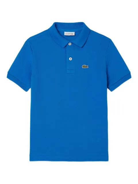 Lacoste Kids Camisa polo de algodão