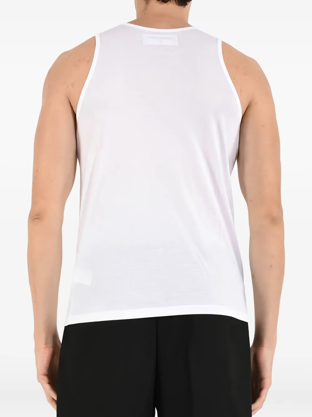 Patrizia Pepe Top met ronde hals - Wit