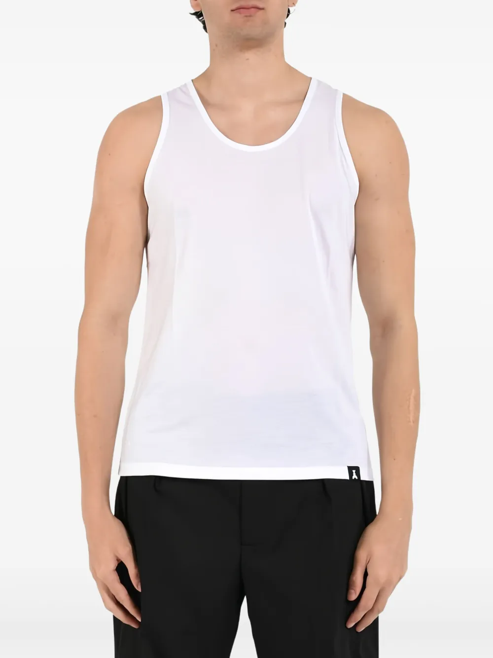 Patrizia Pepe Top met ronde hals Wit