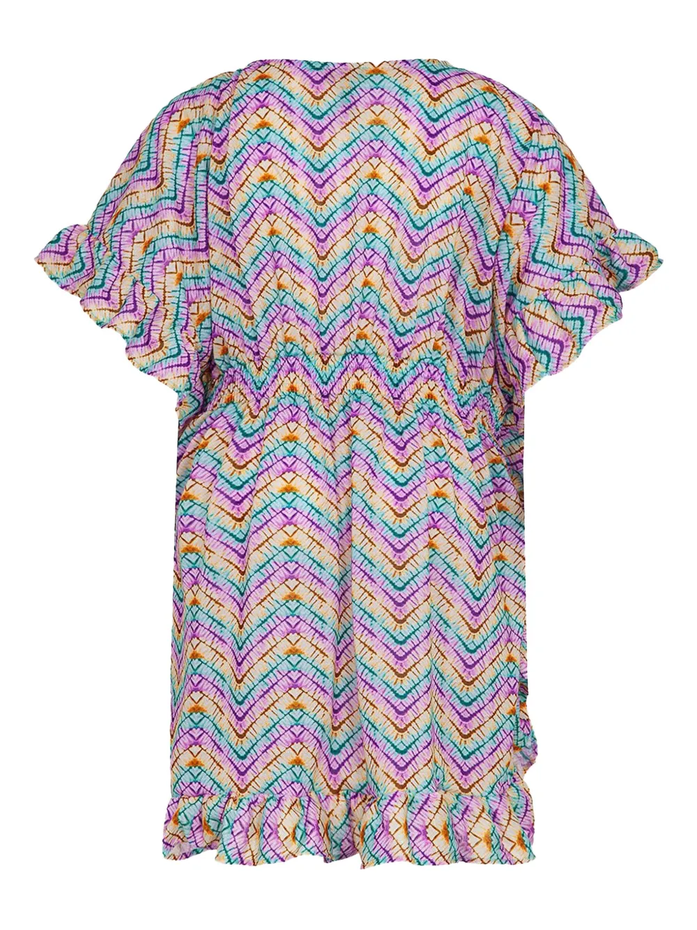 F**K kids zigzag ruffle kaftan | Girls Casual Dresses | Image 2