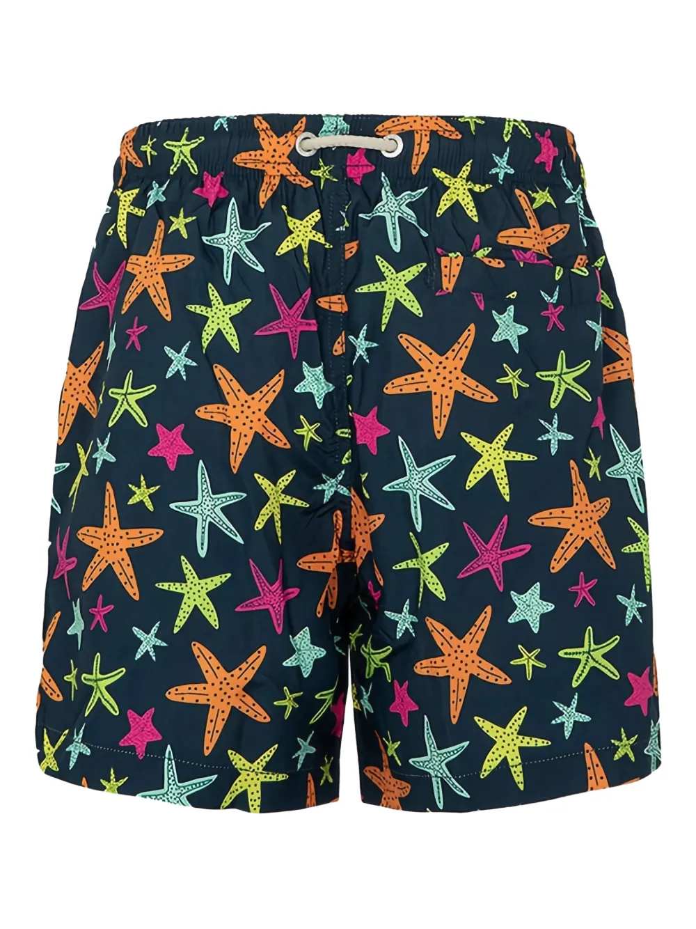 F**K kids Zwembroek met zeesterprint Blauw
