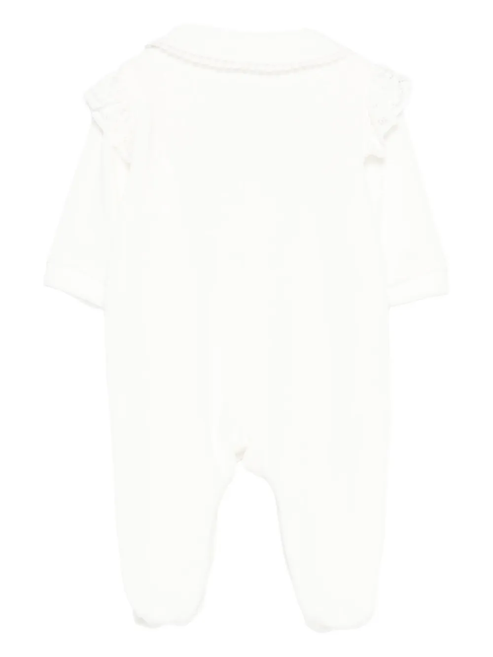 Lapin House Pyjama met ruches en strikdetail - Wit