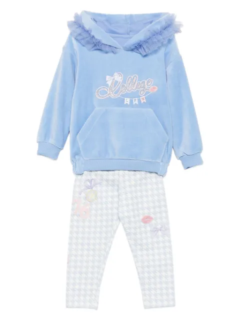 Lapin House ハウンドトゥース トラックスーツ
