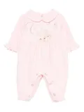 Lapin House peter pan-collar fox-print pyjamas - Pink