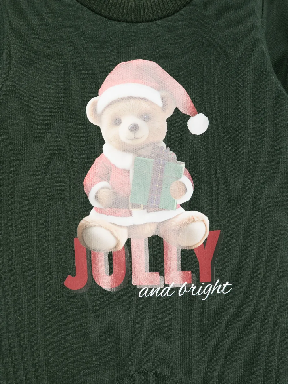 Lapin House Geruite pyjama met print Groen