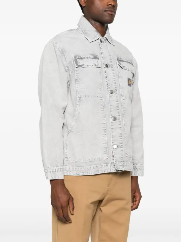 プ*す様 定価4.8万Carhartt OG ARCTIC JACKET Whi Carhartt WIP OG Arctic Denim Jacket | Grey | FARFETCH