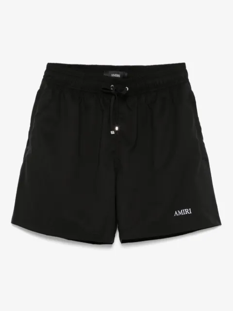 AMIRI shorts de playa con logo bordado
