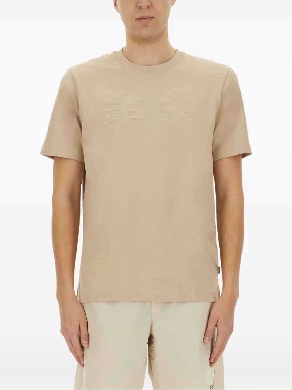 embossed-logo T-shirt