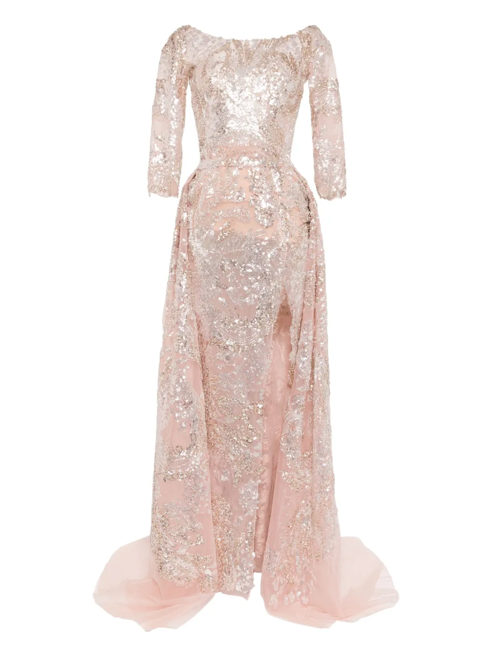 Saiid Kobeisy embroidered maxi dress | Pink | Image 1