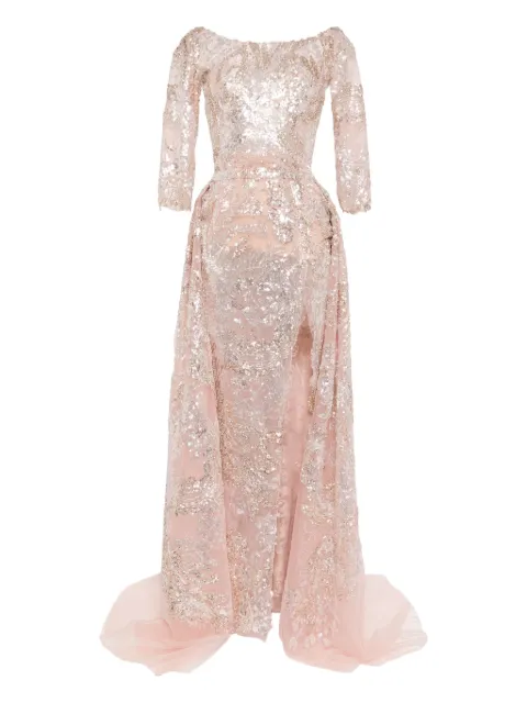 Saiid Kobeisy embroidered maxi dress