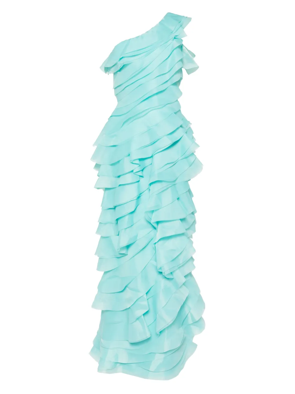 Saiid Kobeisy Gelaagde organza jurk Blauw