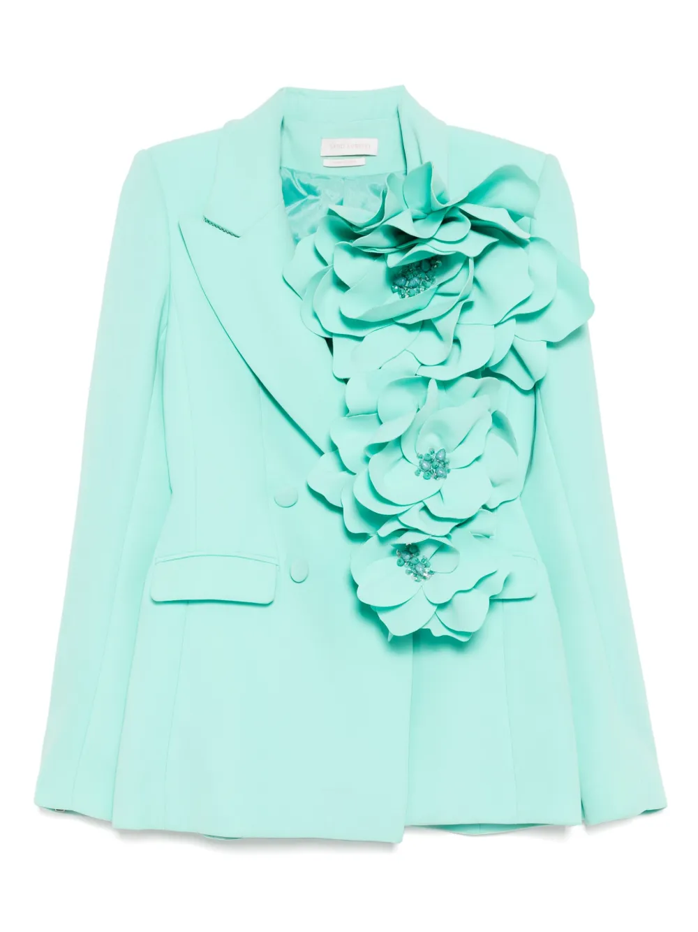 Saiid Kobeisy Colbert met bloemenprint Blauw