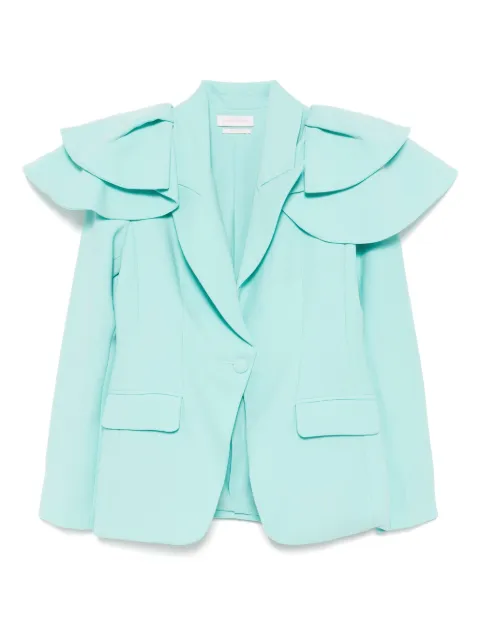 Saiid Kobeisy ruffled tailored blazer