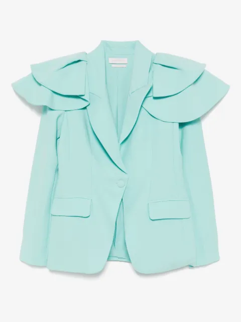 Saiid Kobeisy ruffled tailored blazer