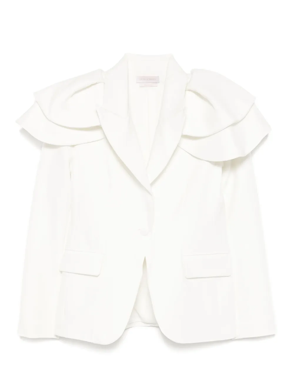Saiid Kobeisy Ruffled Tailored Blazer