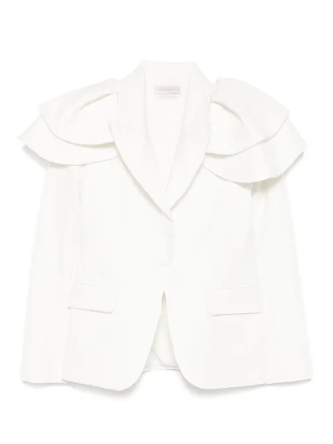 Saiid Kobeisy Ruffled tailored blazer