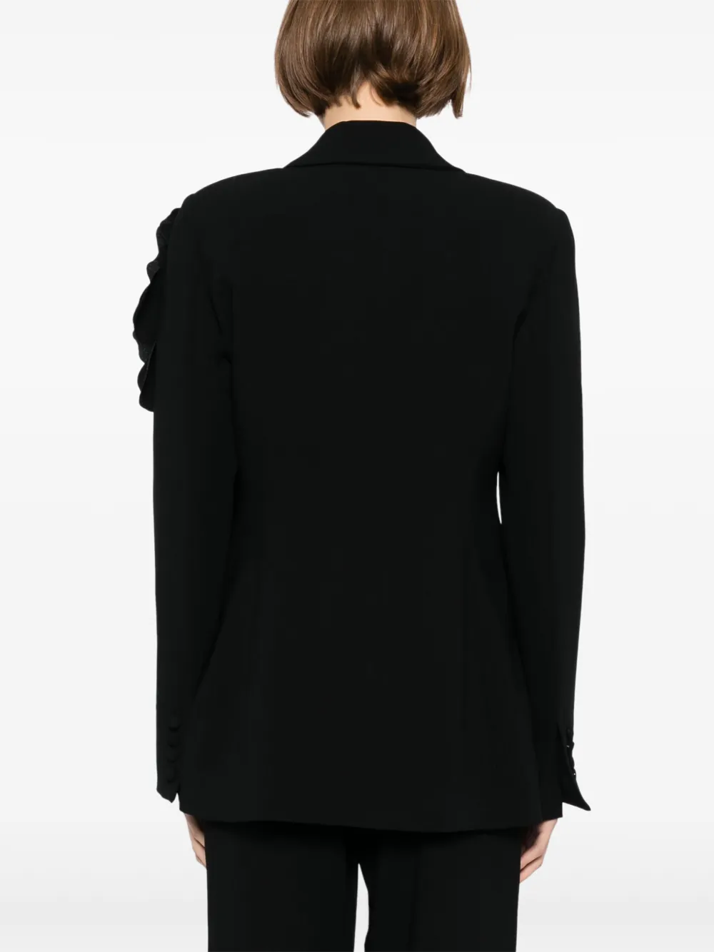 Saiid Kobeisy Colbert met bloemenprint Zwart