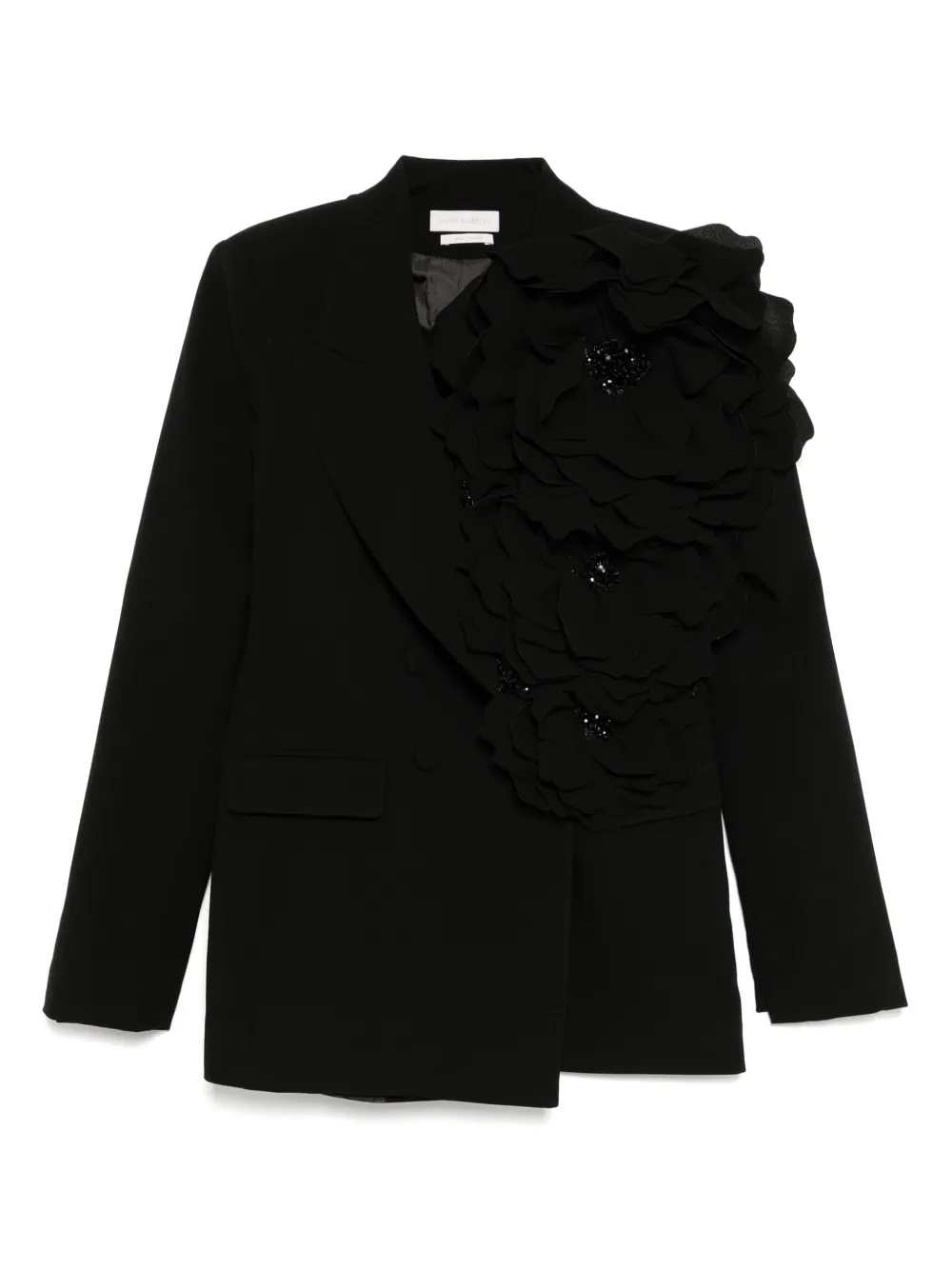 Saiid Kobeisy Colbert met bloemenprint Zwart
