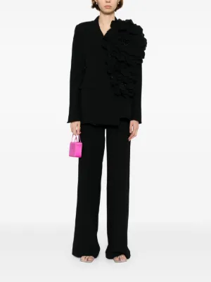 ボトムスその他 Saiid Kobeisy Black Tailored Crepe Jacket Saiid Kobeisy Tailored Crepe Jacket In Black | ModeSens