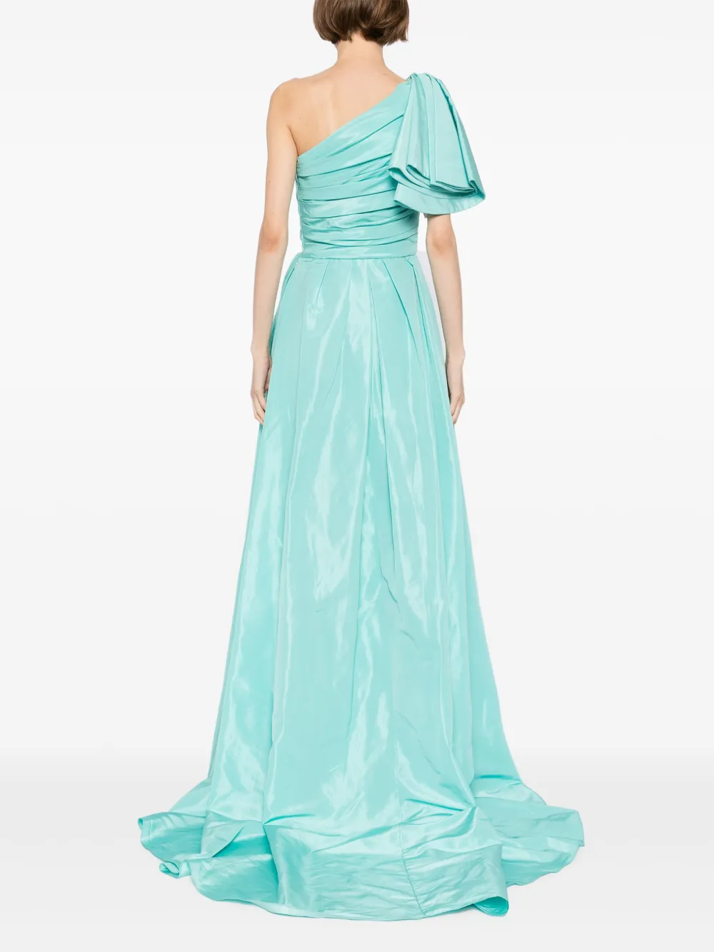 Saiid Kobeisy taffeta dress Blauw