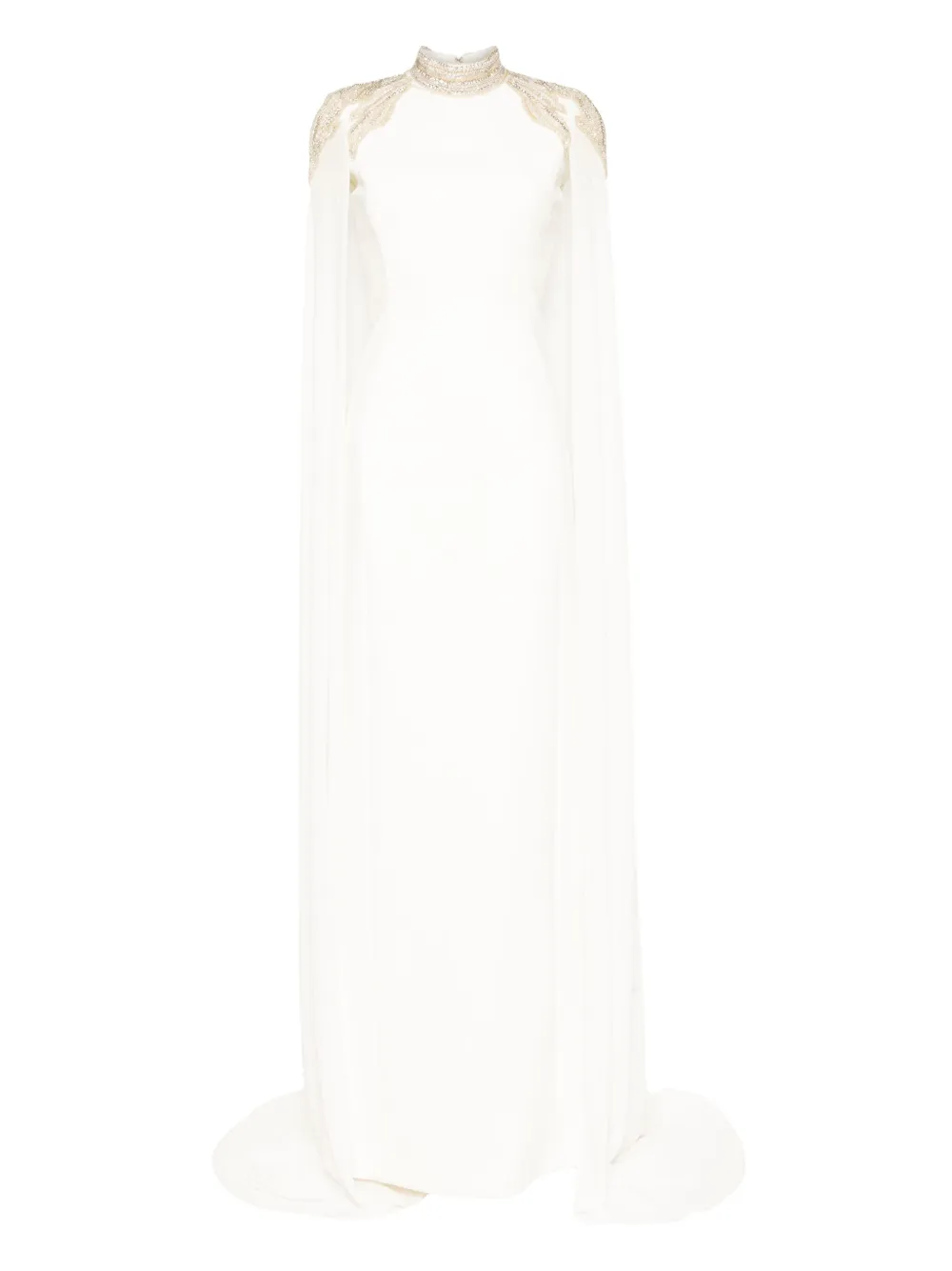 Saiid Kobeisy embroidered maxi dress Wit