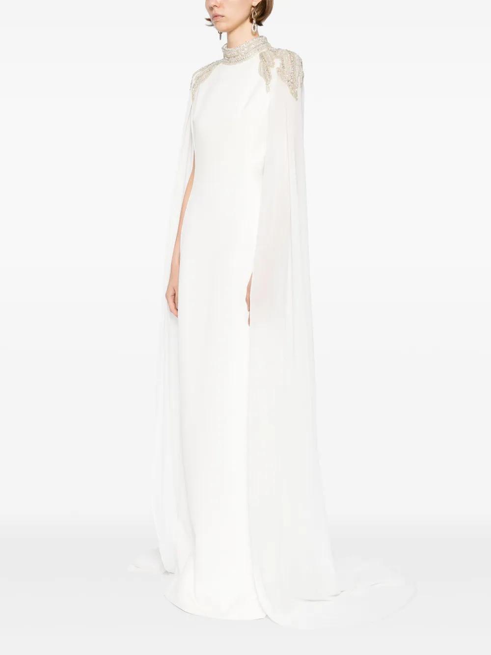 Saiid Kobeisy embroidered maxi dress Wit