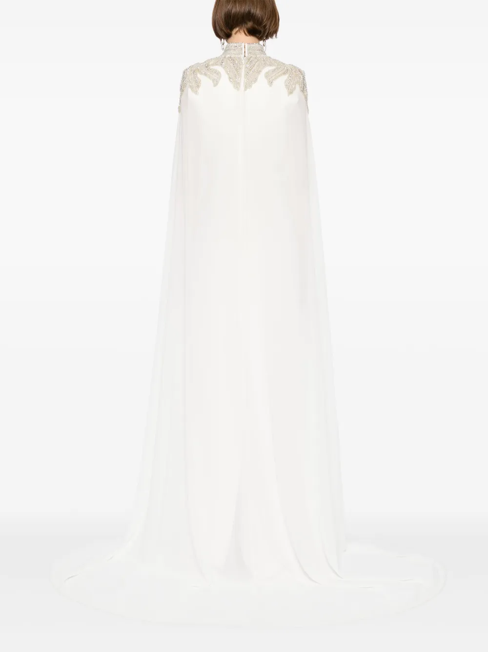 Saiid Kobeisy embroidered maxi dress Wit
