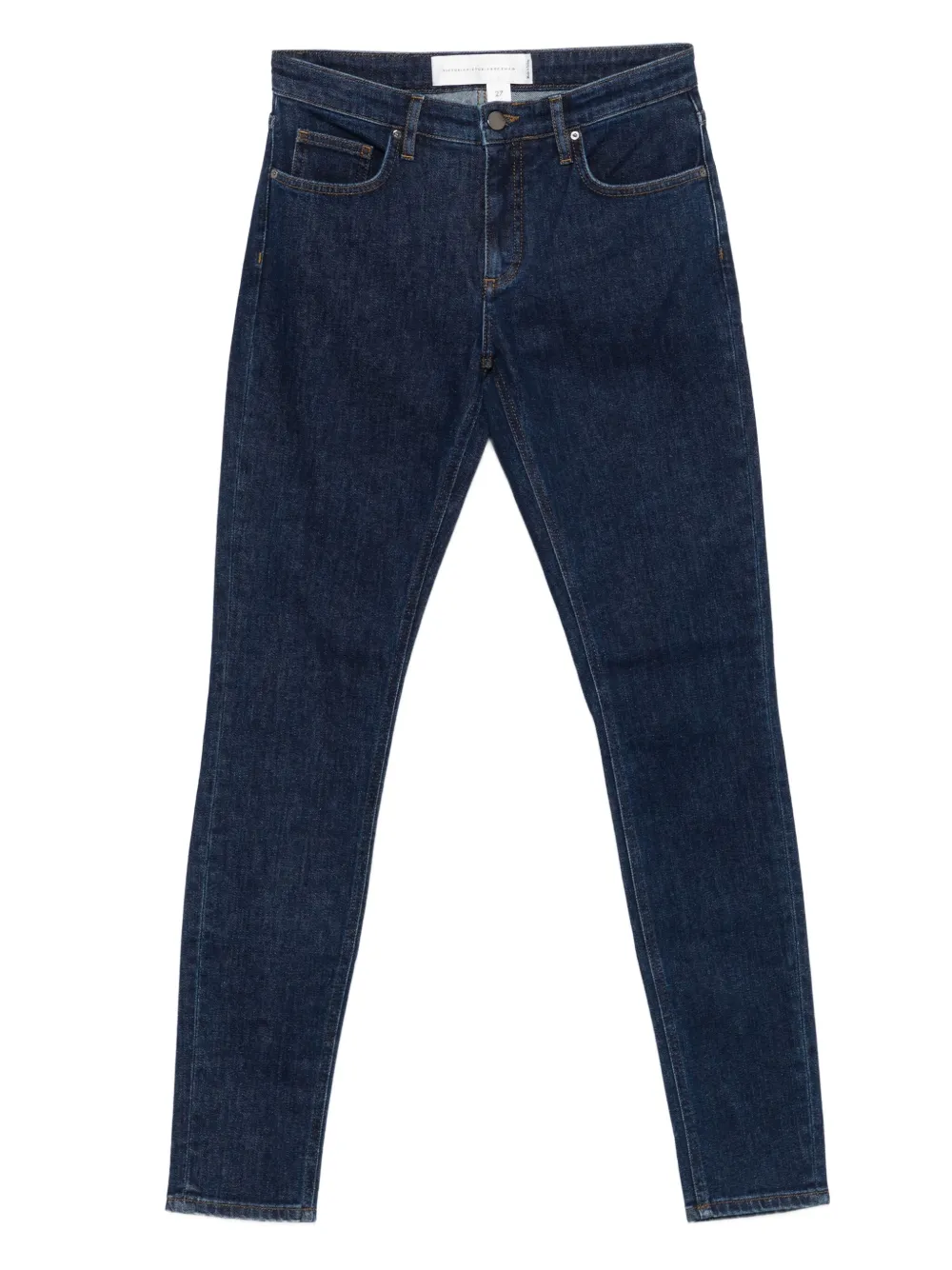 Victoria Beckham logo-patch jeans - ブルー Victoria Beckham logo-patch jeans - ブルー
